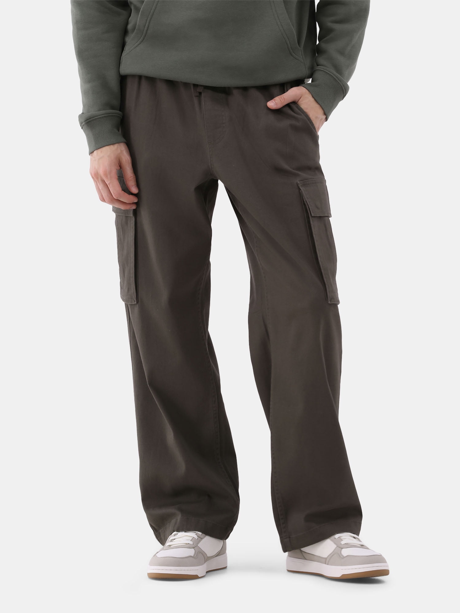 No Boundaries All Gender Washed Cargo Pants, Men's Sizes XS