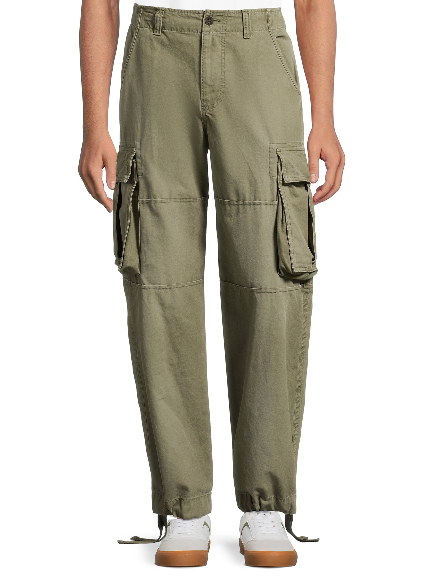 No Boundaries All Gender Wide Leg Cargo Pants, Men's Sizes 28-42