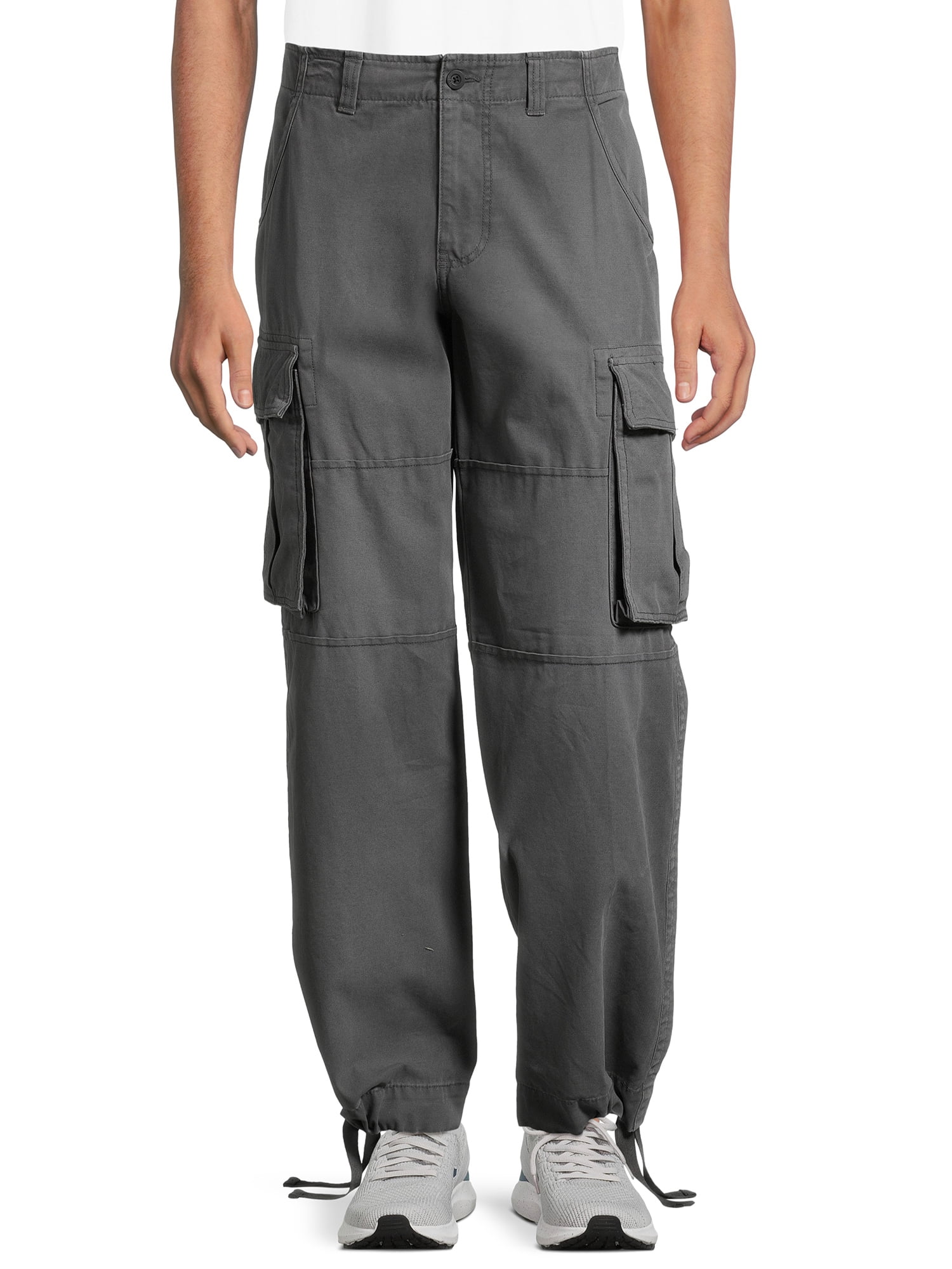 No Boundaries All Gender Wide Leg Cargo Pants, Men's Sizes 28-42