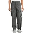 thumbnail image 1 of No Boundaries All Gender Wide Leg Cargo Pants, Men's Sizes 28-42, 1 of 5