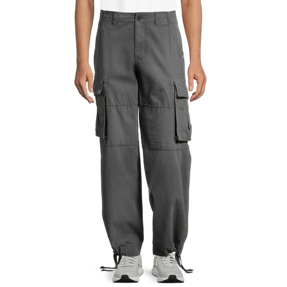 No Boundaries All Gender Wide Leg Cargo Pants, Men's Sizes 28-42