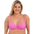 thumbnail image 1 of No Boundaries Women’s and Women’s Plus All-Over Lace Balconette Bra with Sugarcup™, Sizes 34B-40DD, 1 of 7