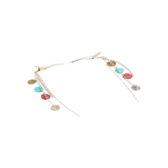 No Boundaries Alligator Clips with Charms, 2-Pack, Multi