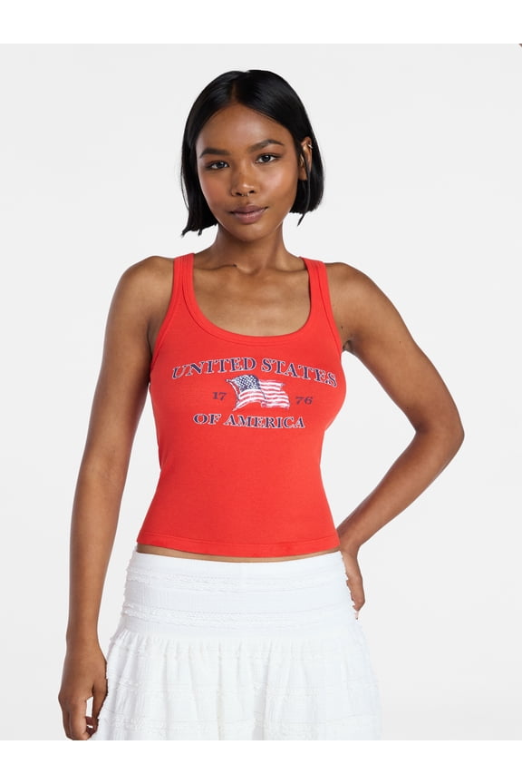 Americana Graphic Tank Top, Women's XXS-XXL
