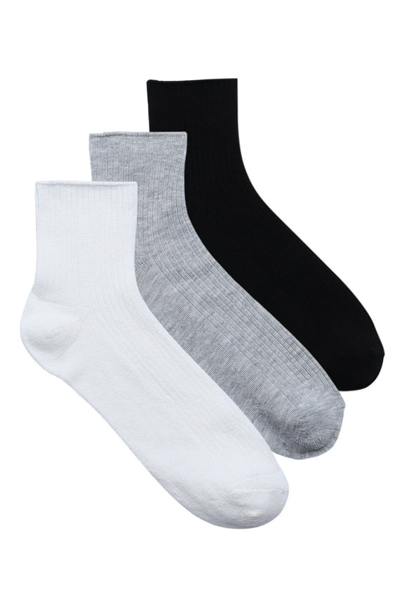 Ankle Socks, 3-Pack, Women's, Size 4-10