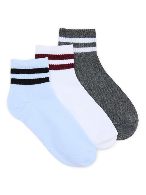 Ankle Socks, 3-Pack, Women's, Size 4-10