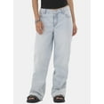 thumbnail image 1 of No Boundaries Baggy Wide Leg Jeans, Women's and Women's Plus, 1 of 5