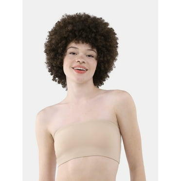 No Boundaries Bandeau Bra with Fit Stretch, Women’s and Women’s Plus