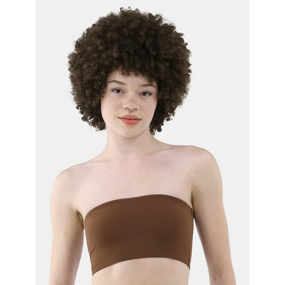 No Boundaries Women's Fit Stretch Bandeau Bra, Sizes XS-3XL