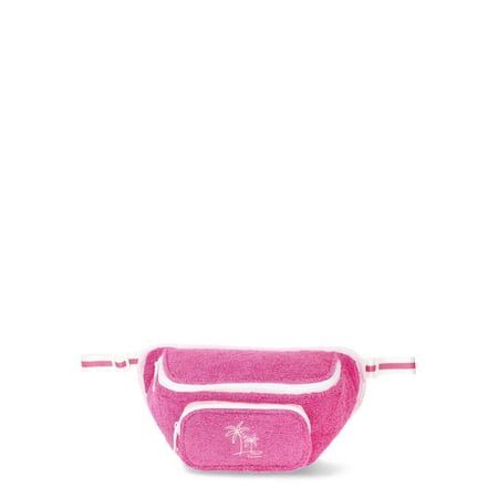 No Boundaries Beach Cooler Fanny Pack, Raspberry Sorbet, Women’s