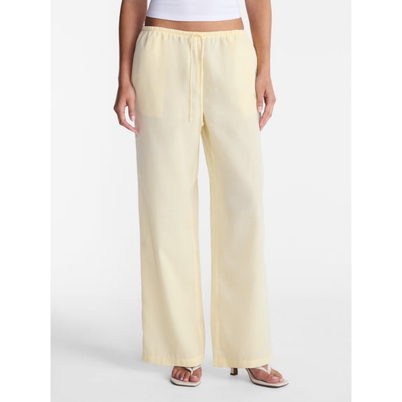 No Boundaries Drawstring Beach Pant, Women's and Women's Plus