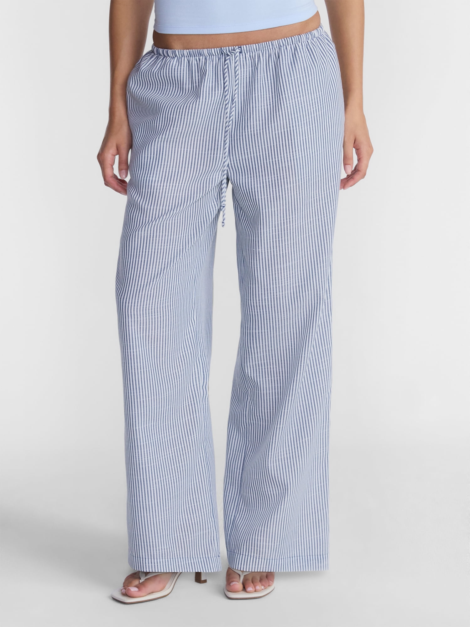 No Boundaries Drawstring Beach Pant, Women's and Women's Plus
