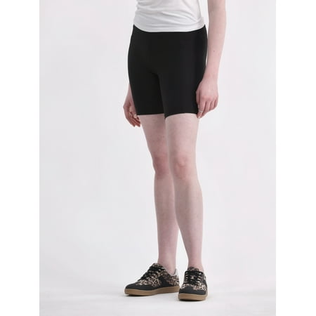 No Boundaries Bike Shorts with Phone Pocket, 7” Inseam, Women's