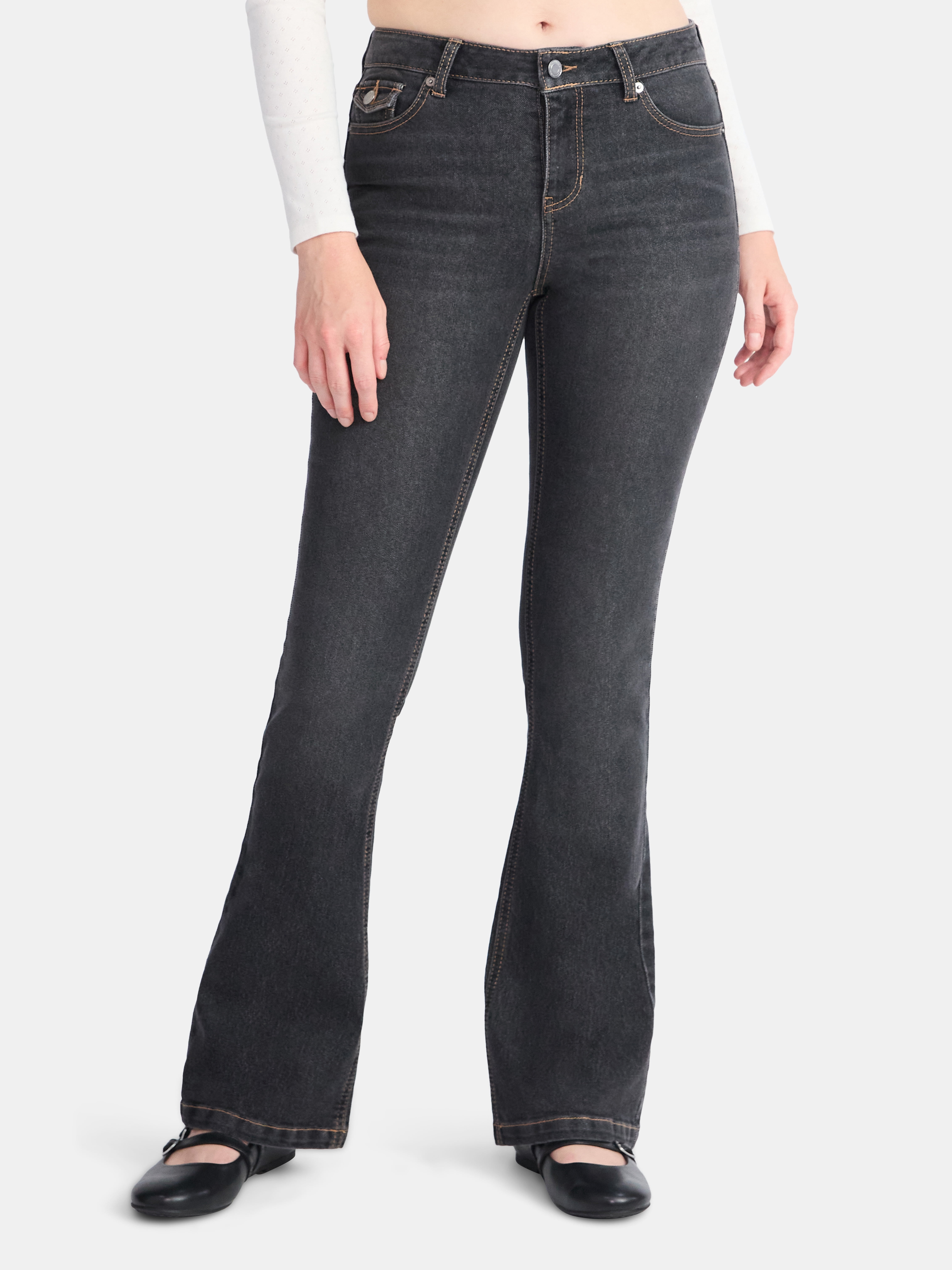 No Boundaries Stretch Denim Bootcut Jeans, 34" Inseam, Women's Sizes 00-20