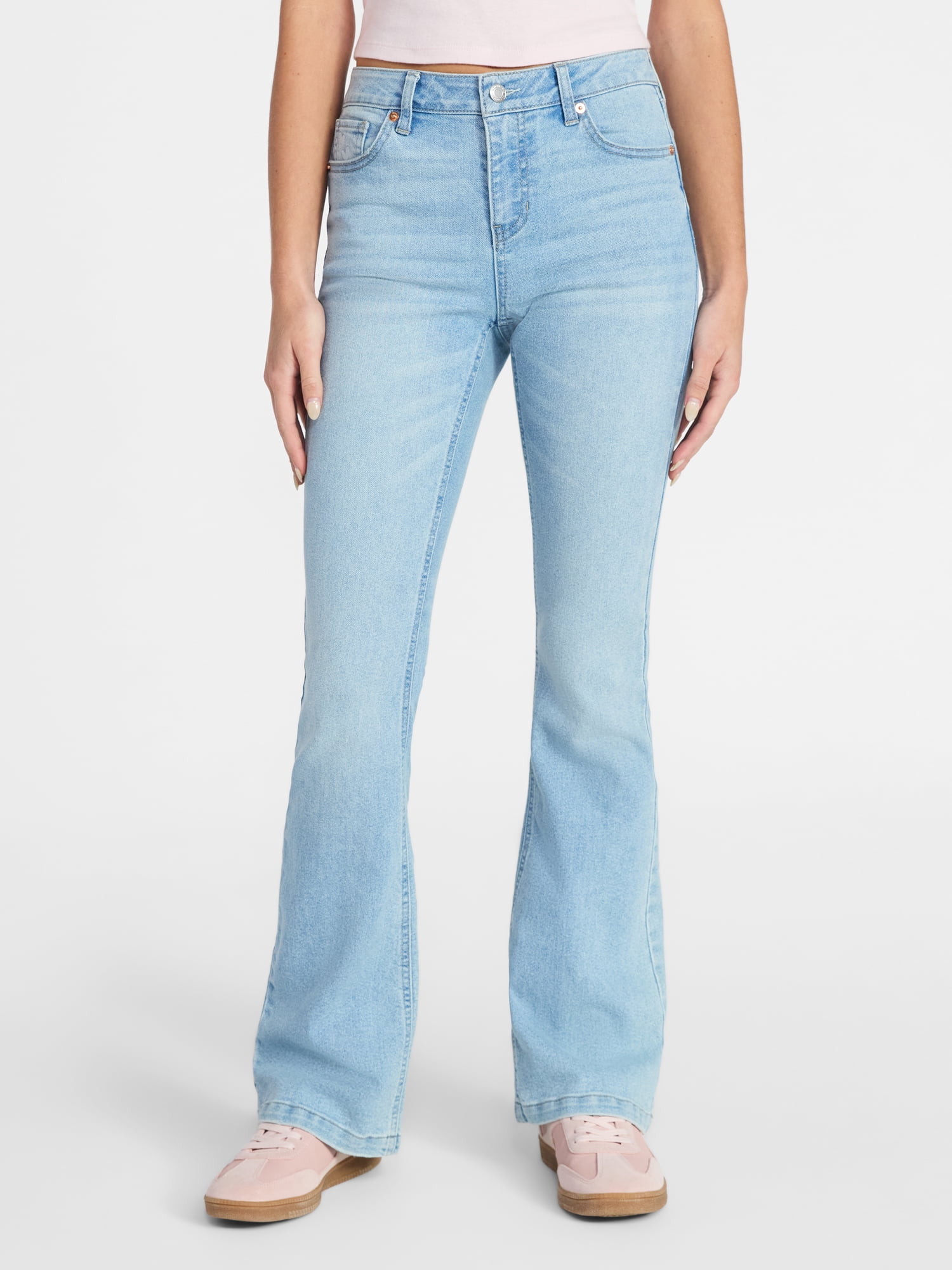 Bootcut Embellished Back Pocket Jeans, 32.5'' Inseam, Women's 00-18