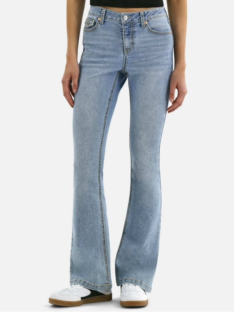 No Boundaries Stretch Denim Bootcut Jeans, 32