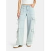 No Boundaries Bow Cargo Jeans, 30.5'' Inseam, Wome