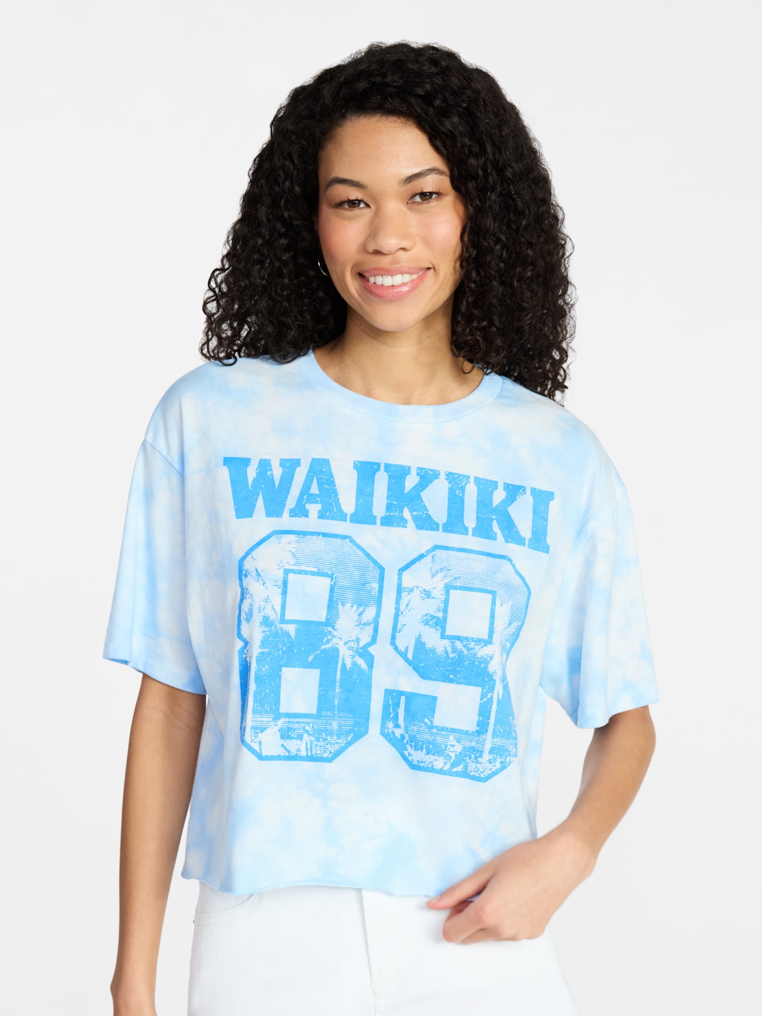 Boxy Cropped Graphic Tee, Women's XXS-XXL
