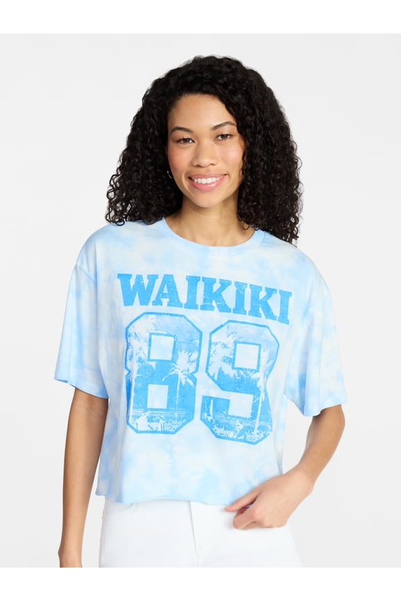 Boxy Cropped Graphic Tee, Women's XXS-XXL