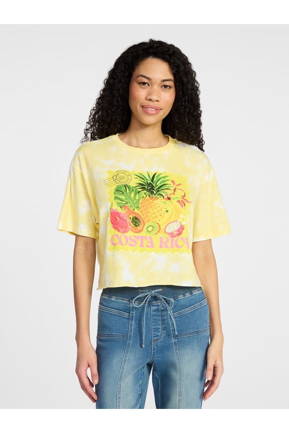 Boxy Cropped Graphic Tee, Women's XXS-XXL