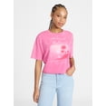thumbnail image 1 of No Boundaries Boxy Cropped Graphic Tee, Women's XXS-XXL, 1 of 5