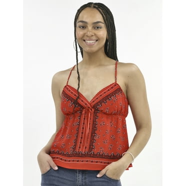 No Boundaries Babydoll Tank Top, Women's