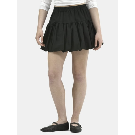 No Boundaries Bubble Mini Skirt with Bows, Women's