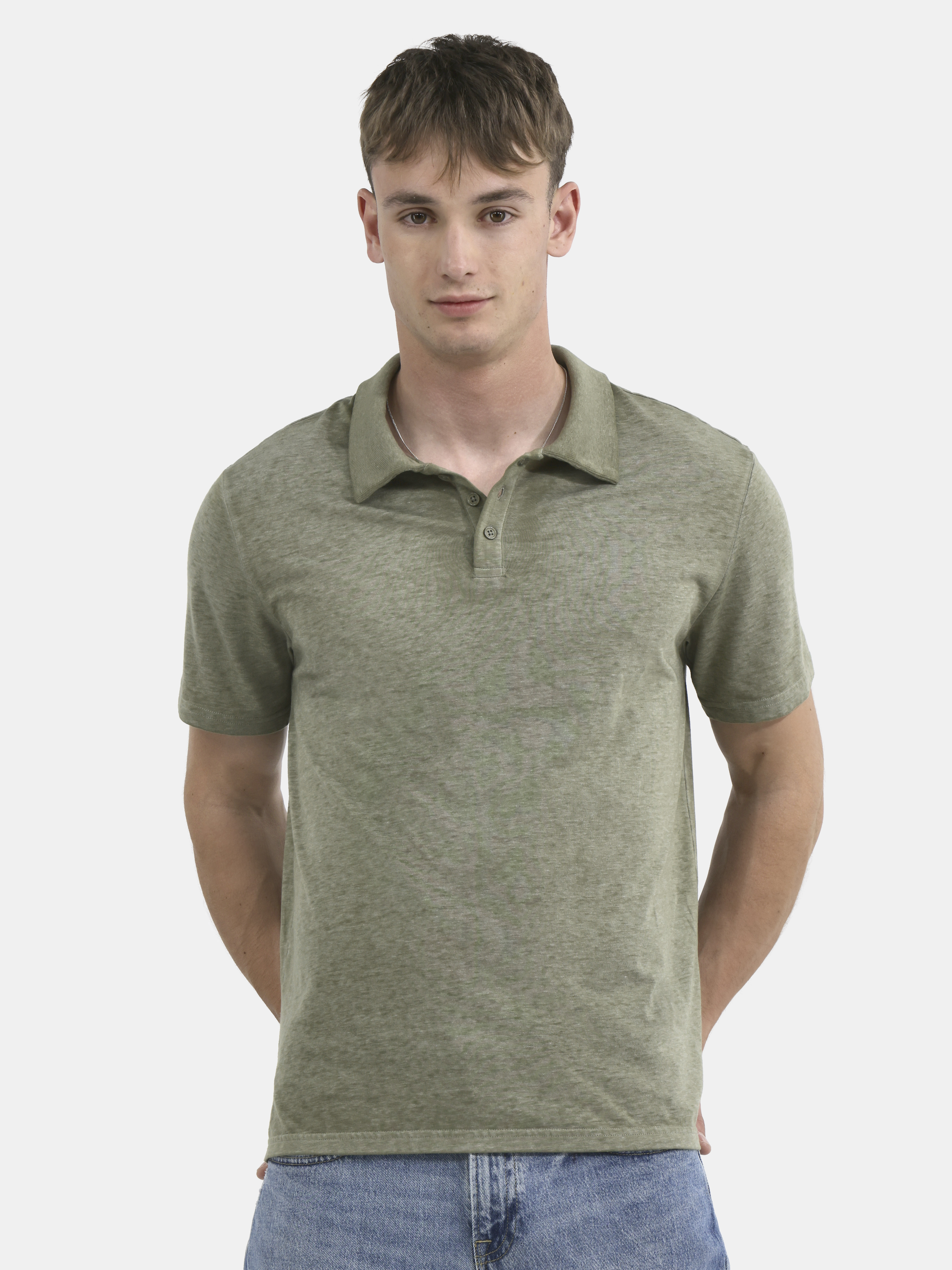 No Boundaries Burnout Polo, Men's and Big Men's