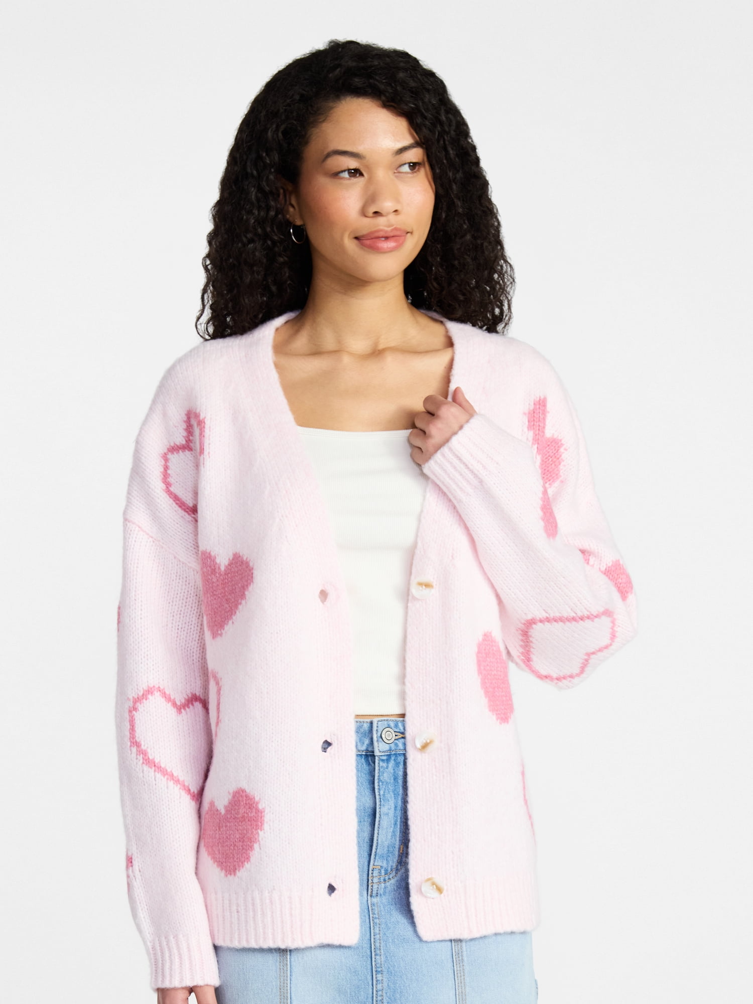 Button-Front Cardigan, Women's XXS-XXL