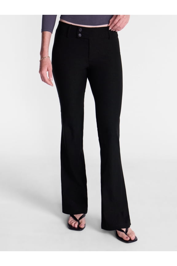 Button Front Trousers, 33'' Inseam, Women’s XXS-XXL