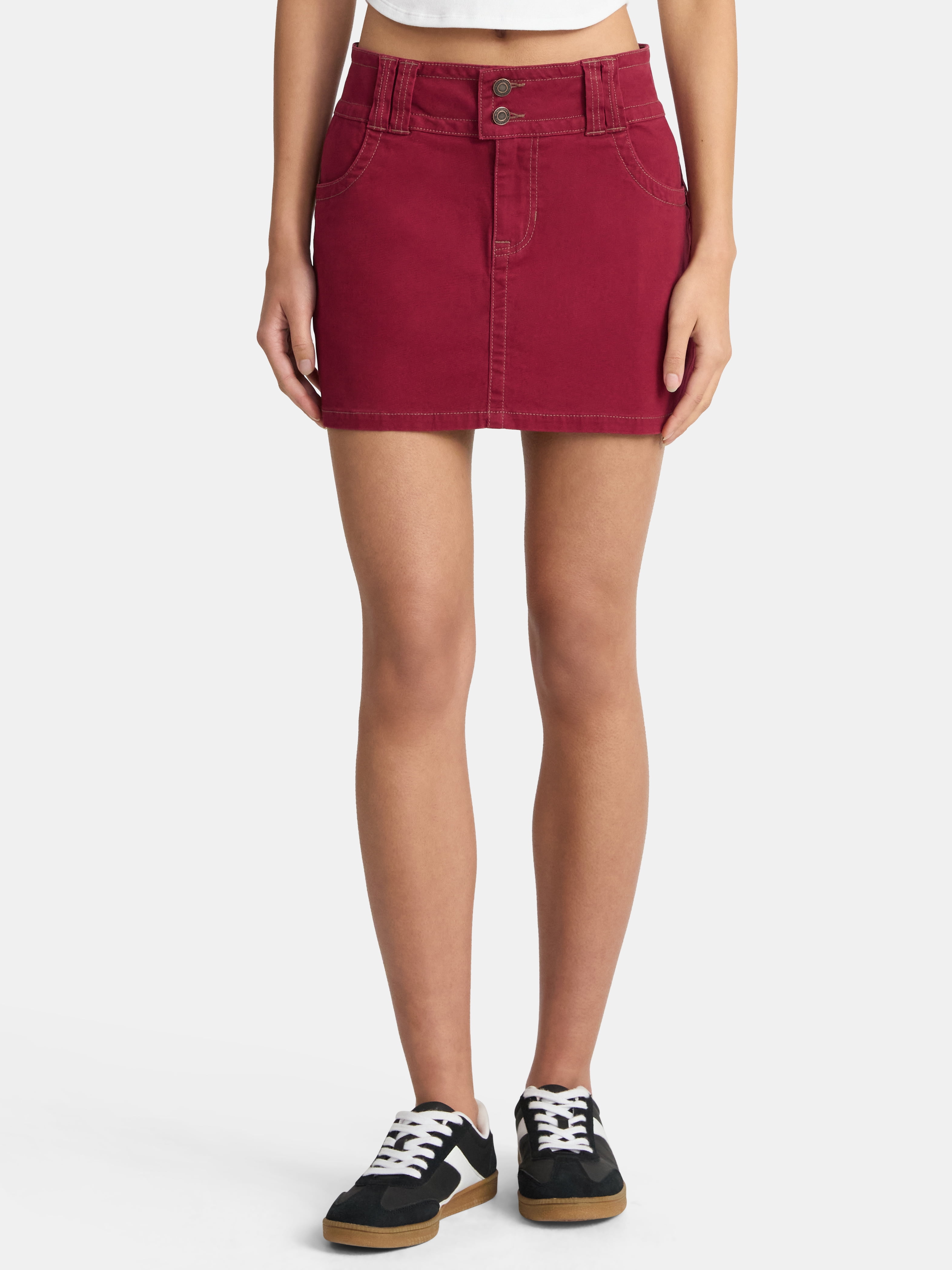 No Boundaries Romper With Ruffle Skirt Women s