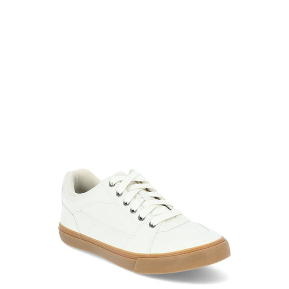 No Boundaries Men's Canvas Skate 2.0 Low Top Laced Sneakers