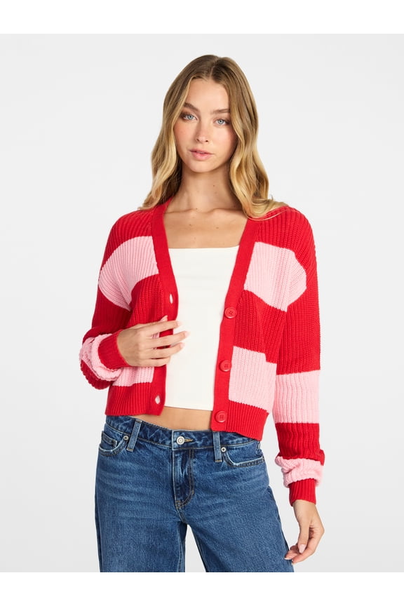 Cropped Knit Cardigan, Women's XXS-XXL