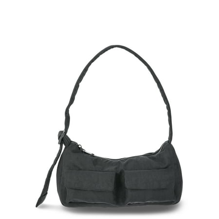 No Boundaries Cargo Shoulder Bag, Black, Women’s
