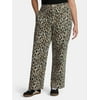 Actual Color: Wild Cheetah Print, Clothing Size: 1X, and Pant Leg Length: Full