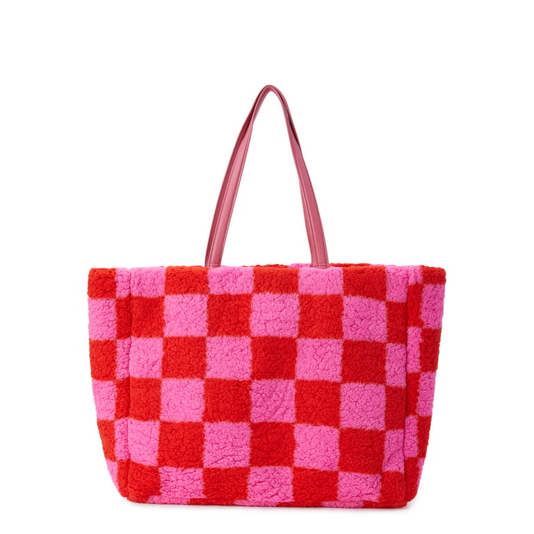 11 Inch Vegan Messenger Bag in Cherry Red