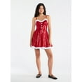 thumbnail image 1 of No Boundaries Christmas Santa Dress, Women’s, 1 of 4