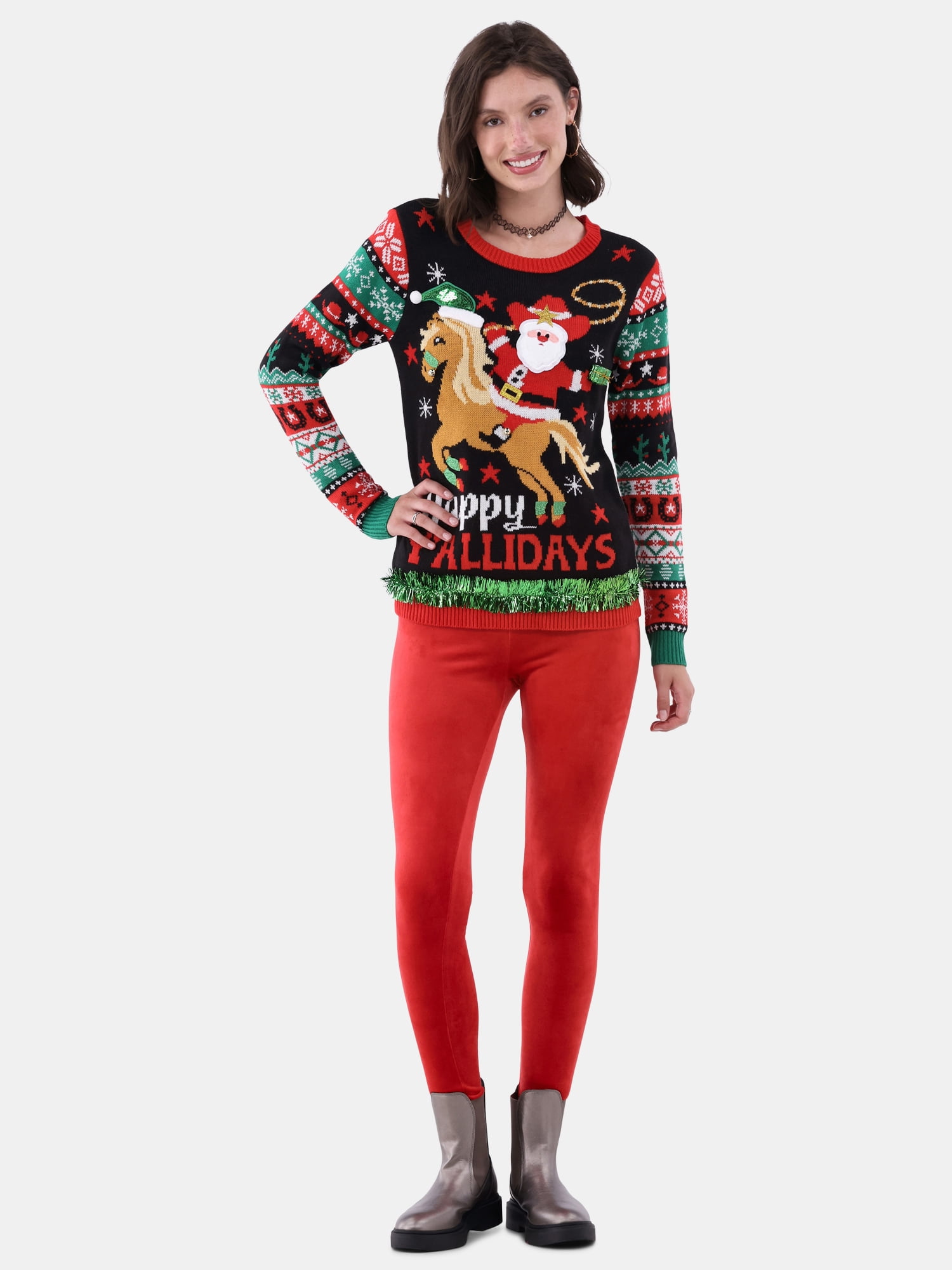 No Boundaries Christmas Sweater, Women's
