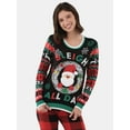 thumbnail image 1 of No Boundaries Christmas Sweater, Women's and Women's Plus, 1 of 4