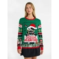 thumbnail image 1 of No Boundaries Christmas Sweater, Lightweight, Women's, 1 of 5