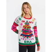 No Boundaries Christmas Sweater, Lightweight, Women's