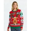 No Boundaries Christmas Sweater, Lightweight, Wome