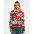 thumbnail image 1 of No Boundaries Christmas Sweater, Lightweight, Women's, 1 of 5