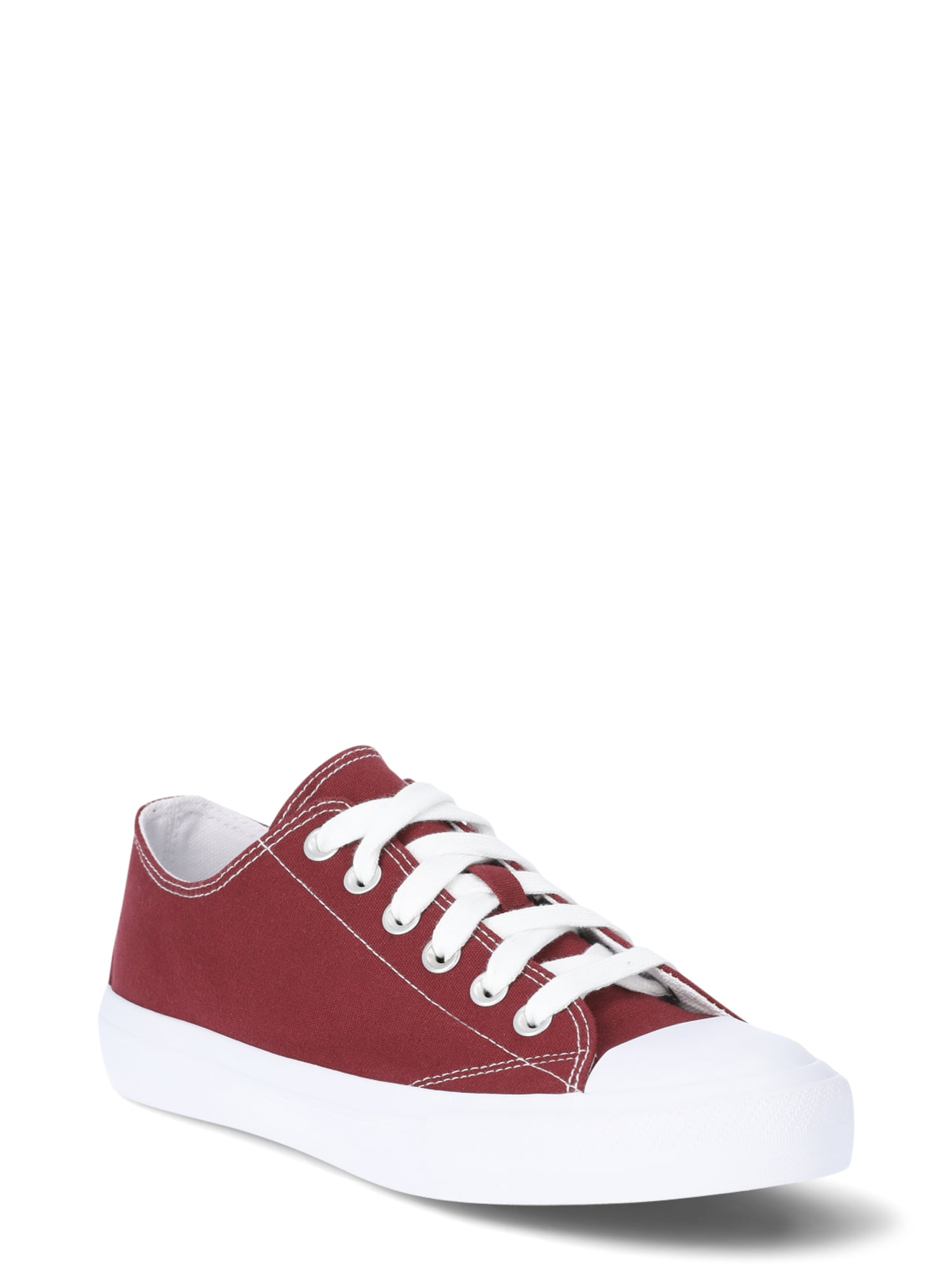No Boundaries Classic Lace Up Sneakers, Wide Width Available, Womens