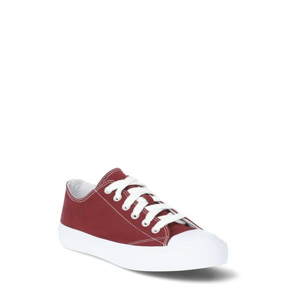 No Boundaries Classic Lace Up Sneakers, Wide Width Available, Women’s