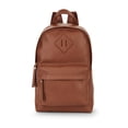 thumbnail image 1 of No Boundaries Cognac Mini Dome Backpack, 1 of 4