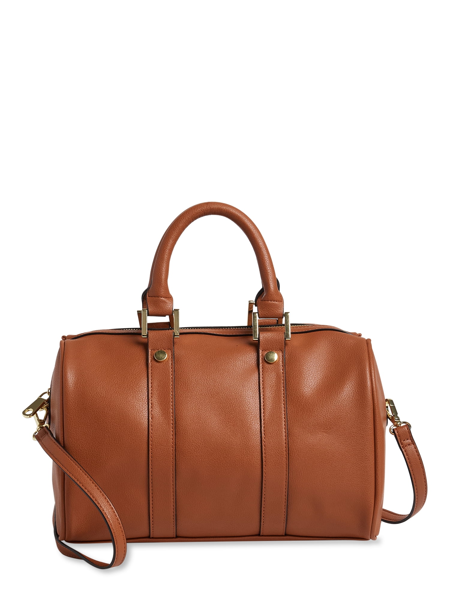 leather barrel bag