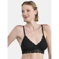 thumbnail image 1 of No Boundaries Contour Floral Lace Bralette, Women’s and Women’s Plus, Sizes S-XXXL, 1 of 4