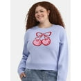 thumbnail image 1 of No Boundaries Conversational Pullover, Midweight, Women's Plus, 1 of 5