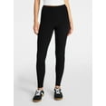 thumbnail image 1 of No Boundaries Ribbed Ankle Leggings, 27.5'' Inseam, Women's XXS-XXL, 1 of 5